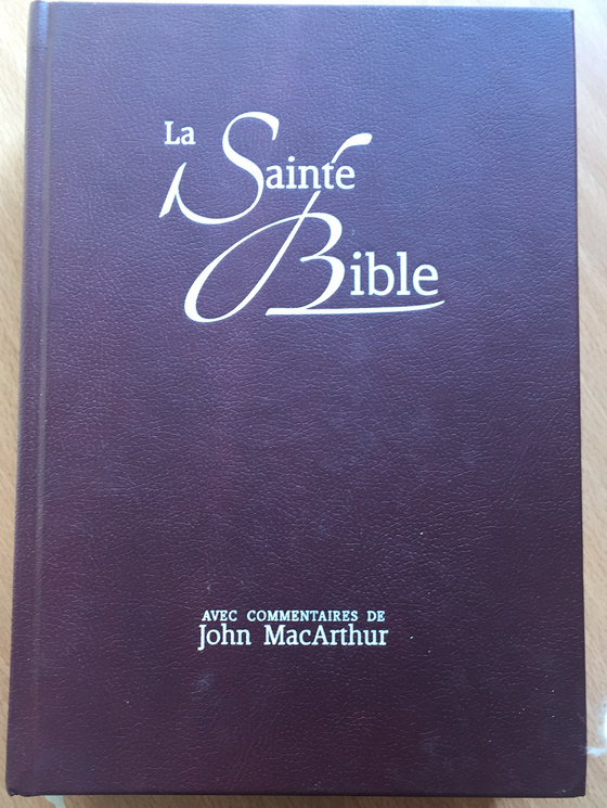 La Sainte Bible avec commentaires de John MacArthur