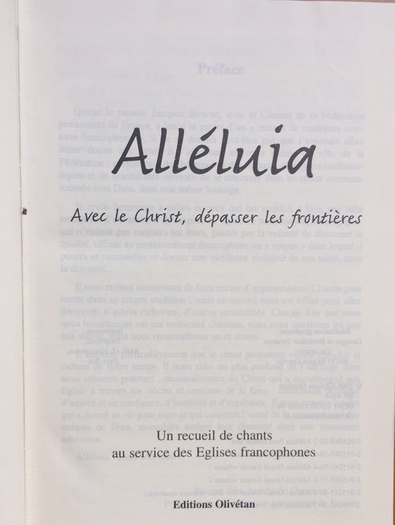 Alléluia (recueil de chants)