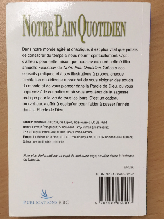 Notre pain quotidien vol.19