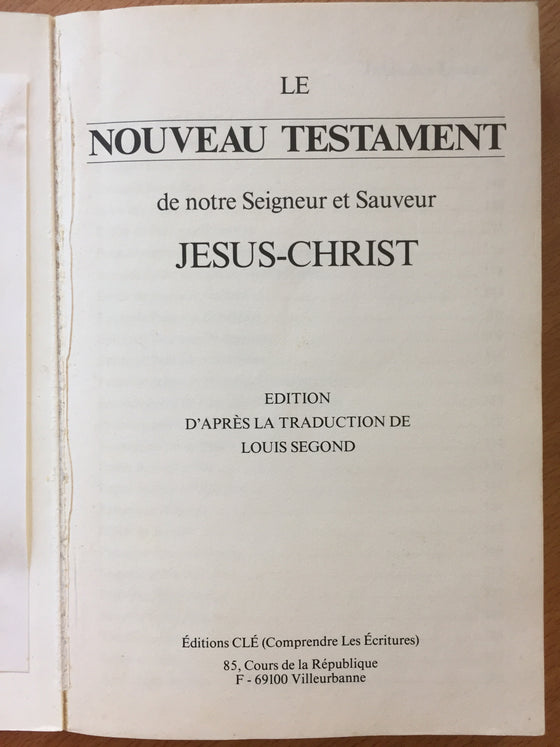 Nouveau Testament