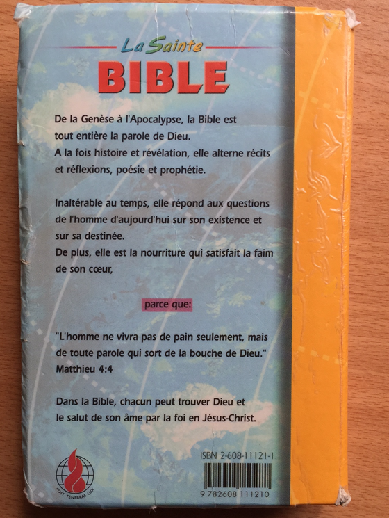 La Sainte Bible (poche)
