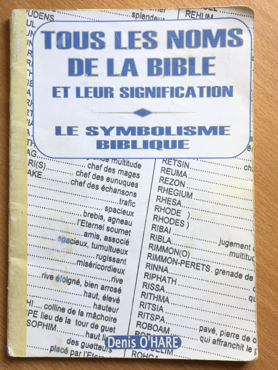 Tous les noms de la Bible et leur signification - ChezCarpus.com