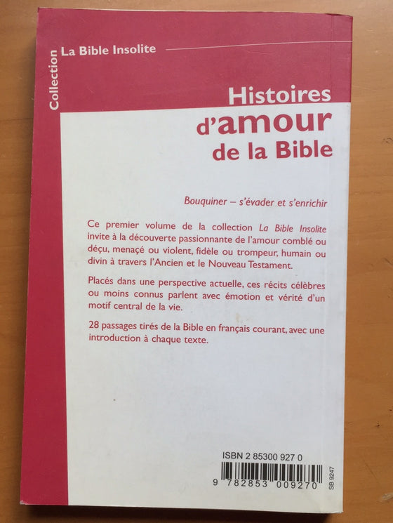 Histoires d’amour de la Bible