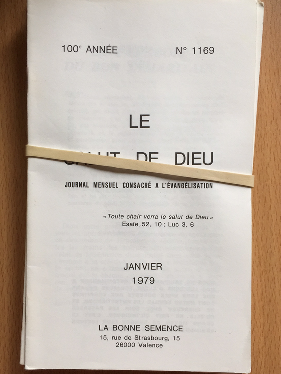 Le salut de Dieu 1979