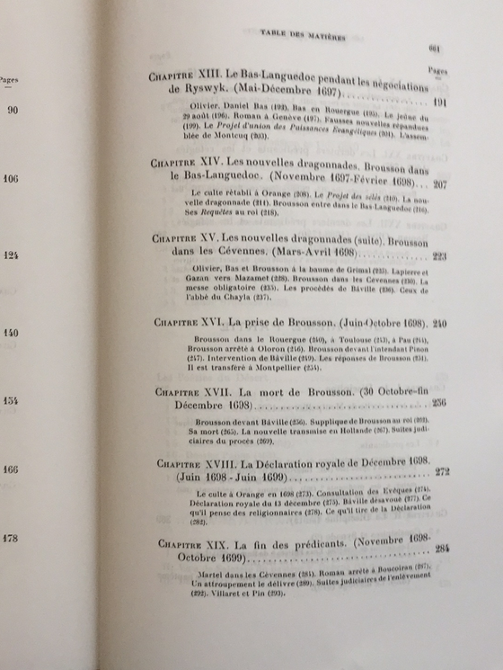 Les prédicants protestants des Cévennes et du Bas-Languedoc 1684-1700 Tome II