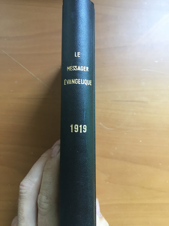 Le messager évangélique 1919