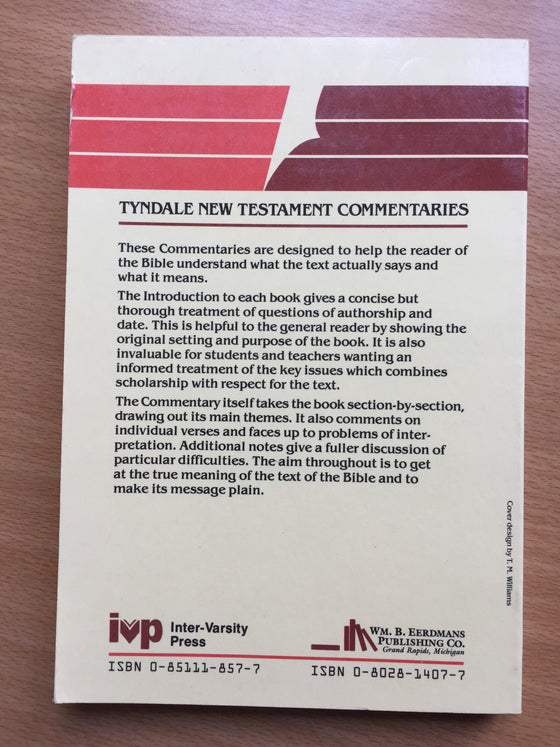2 Corinthians Tyndale New Testament commentaries (R. V. G. Tasker)