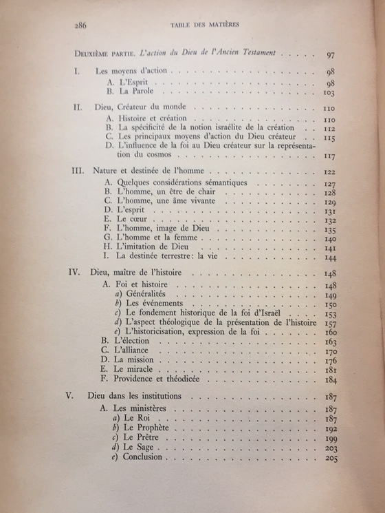 Théologie de l’ancien testament