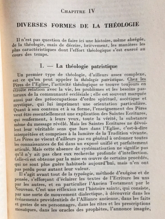 La Théologie Catholique