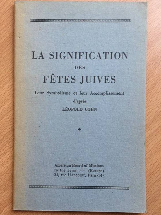 La signification des fêtes juives