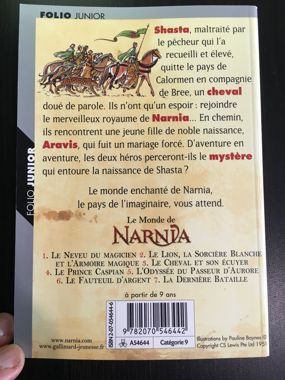 Le cheval et son écuyer (Narnia vol 3) - ChezCarpus.com