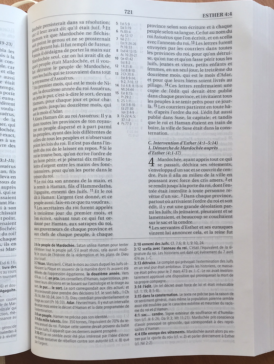 La Sainte Bible avec commentaires de John MacArthur