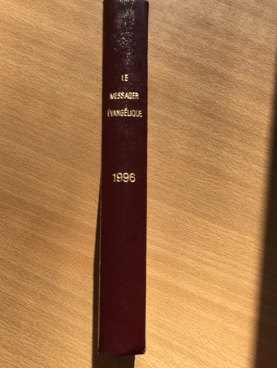 Le Messager évangélique 1996