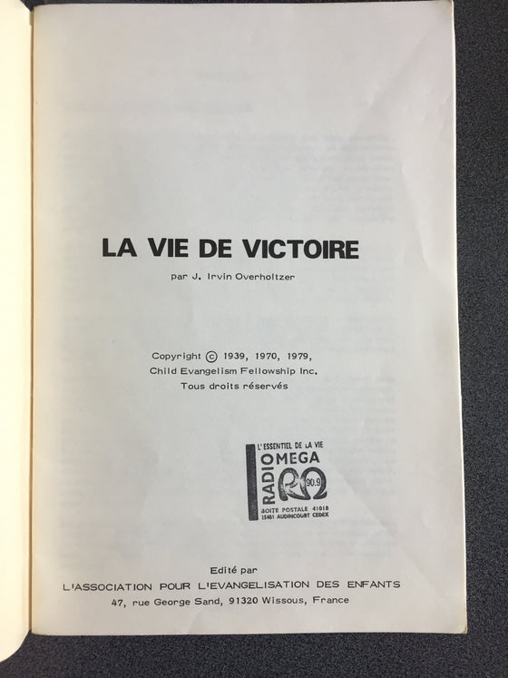 La vie de victoire