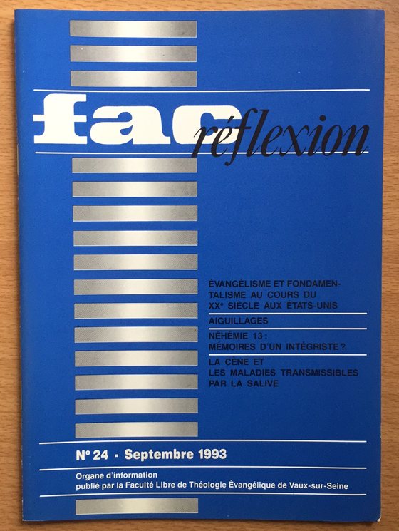 Fac réflexion vol.24 1993