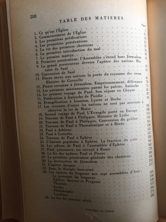 L’église ou l’assemblée tomes I,II,III