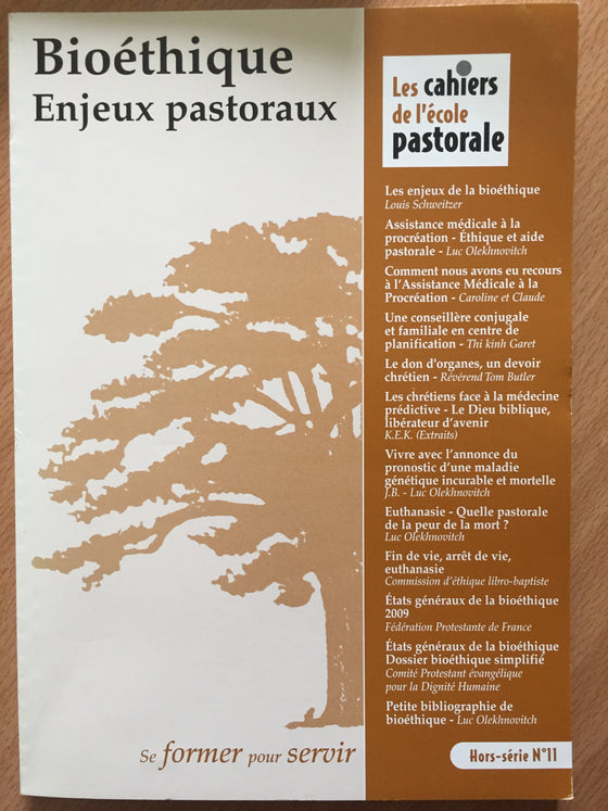 Les cahiers de l’école pastorale - Hors-série vol.11