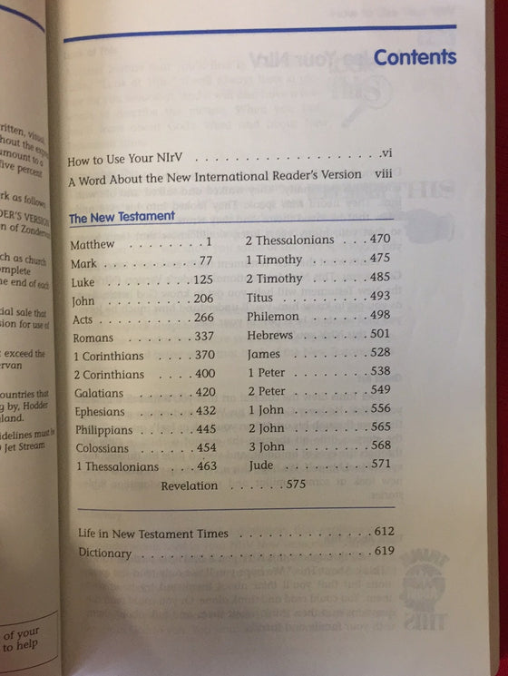 NIrV New Testament