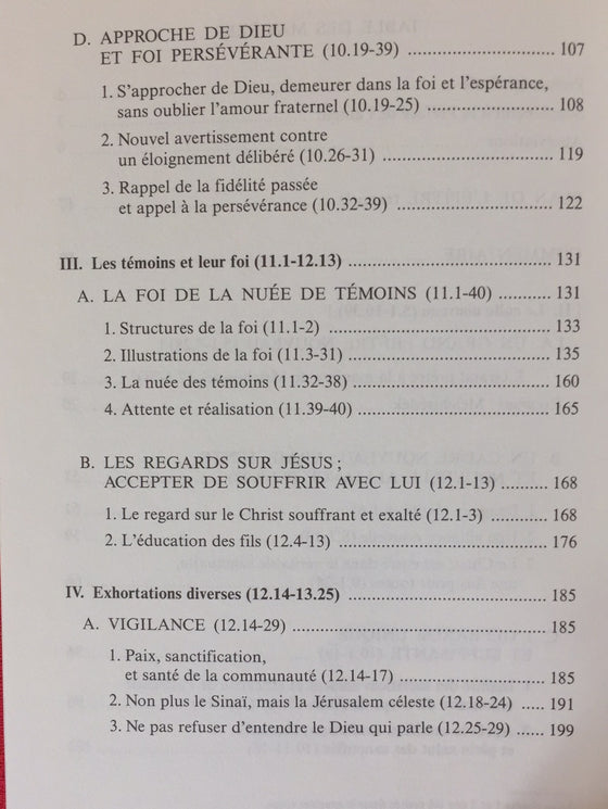 L'épître aux Hebreux Tome 2 - Samuel Benetreau