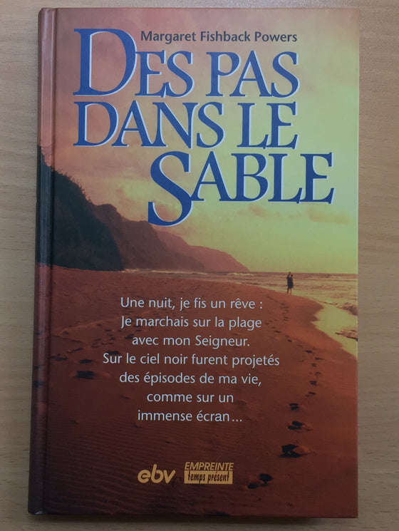 Des pas dans le sable