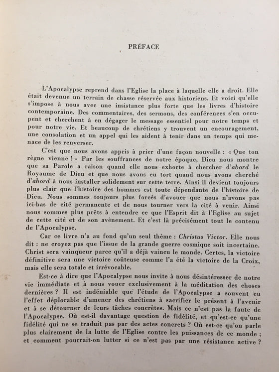 Clarté de l’apocalypse (état acceptable)