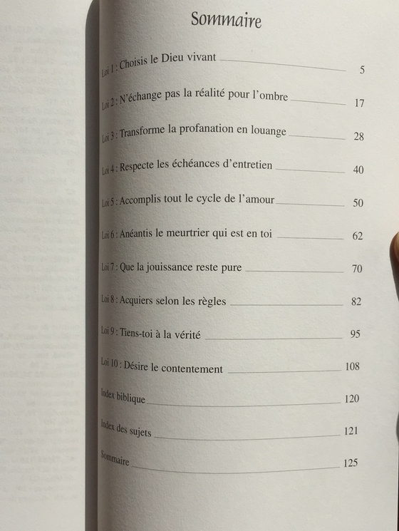 Les lois du coeur: dix jalons pour une vie libre (retiré des ventes)