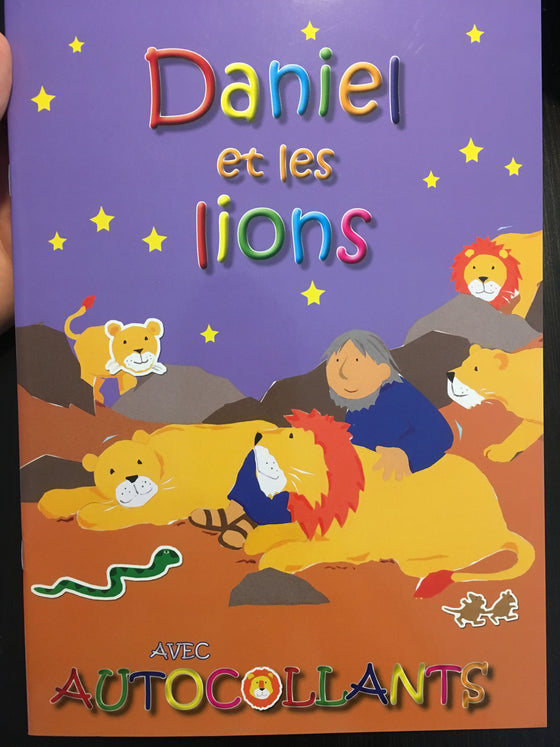 Daniel et les lions avec autocollants: comme neuf - ChezCarpus.com