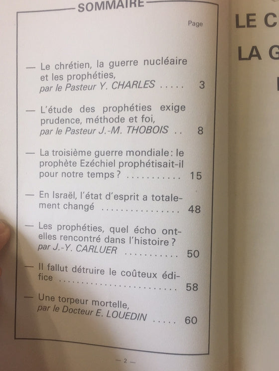 Document Expériences n.35 La 3e guerre mondiale ou la guerre de Gog