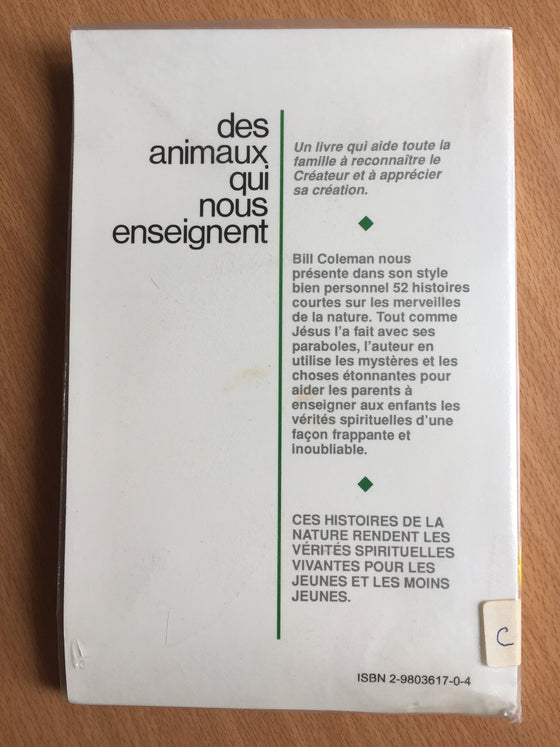 Des animaux qui nous enseignent