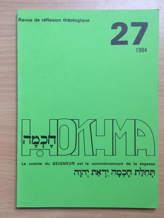 Hokhma n°27