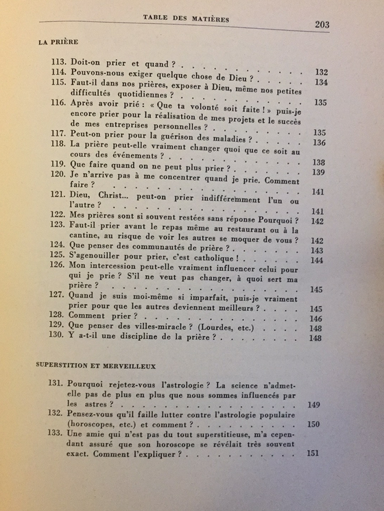 La boîte à questions...