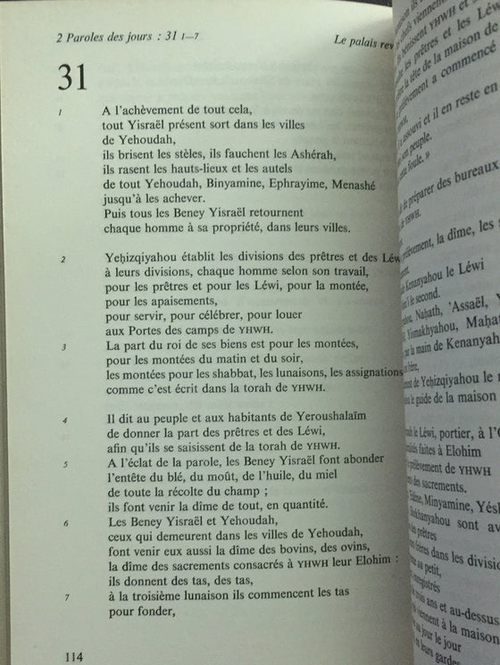 Parole des jours vol.2 (La Bible)