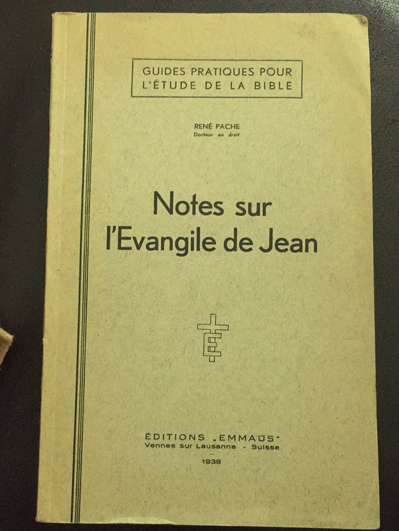 Notes sur l’Évangile de Jean