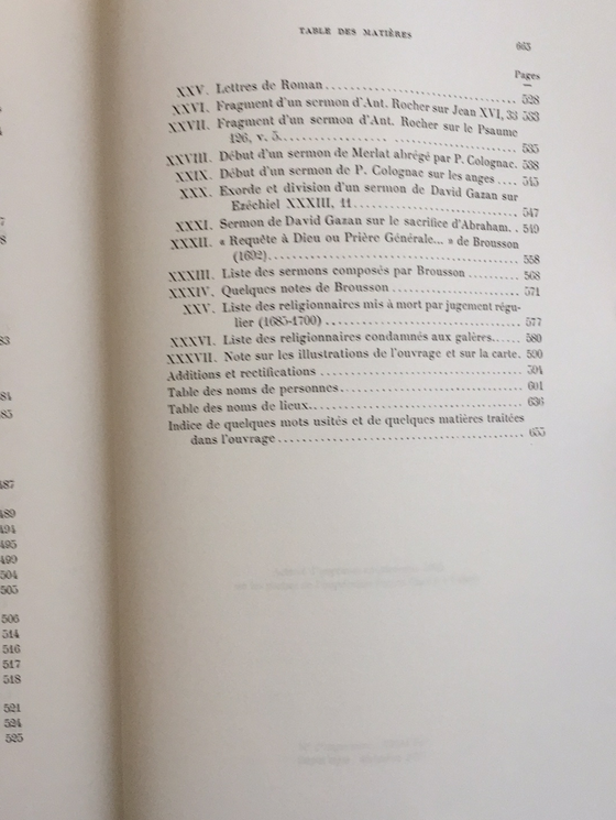 Les prédicants protestants des Cévennes et du Bas-Languedoc 1684-1700 Tome II