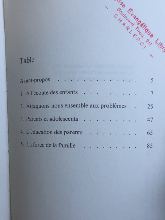 À l’écoute de nos enfants