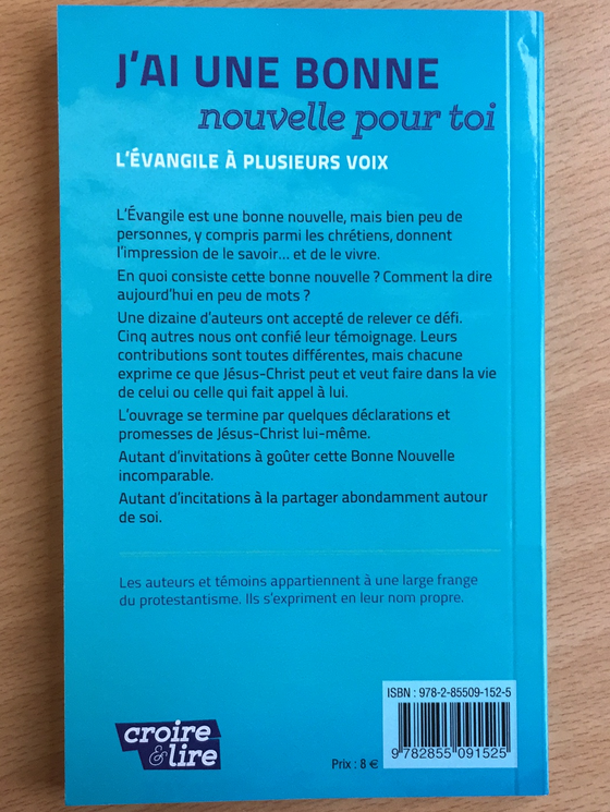 J’ai une bonne nouvelle pour toi: l’Evangile à plusieurs voix