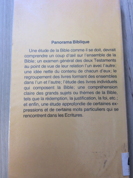 Panorama biblique - ChezCarpus.com