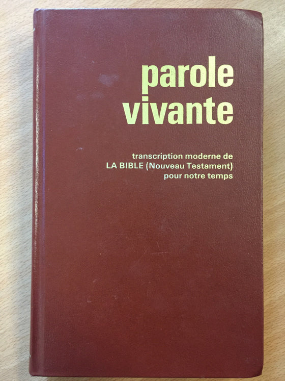 Parole vivante Nouveau Testament