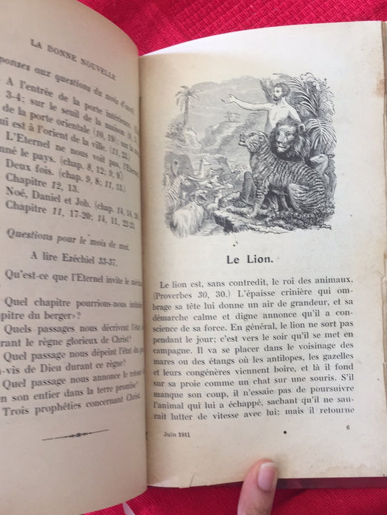 La Bonne Nouvelle annoncée aux enfants 1910-1911