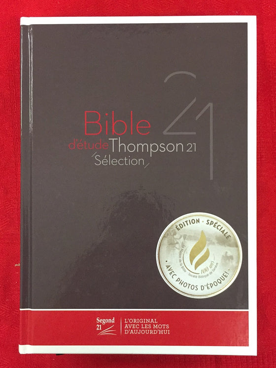 Bible d’étude Thompson Segond 21 sélection Marron rigide