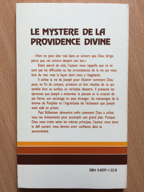 Le mystère de la providence divine