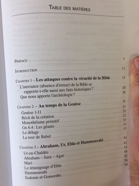 L'archéologie confirme la Bible