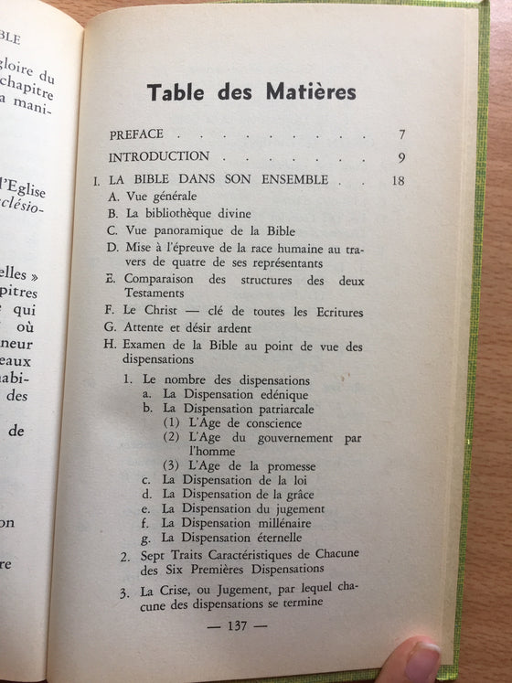 Étude panoramique de la Bible