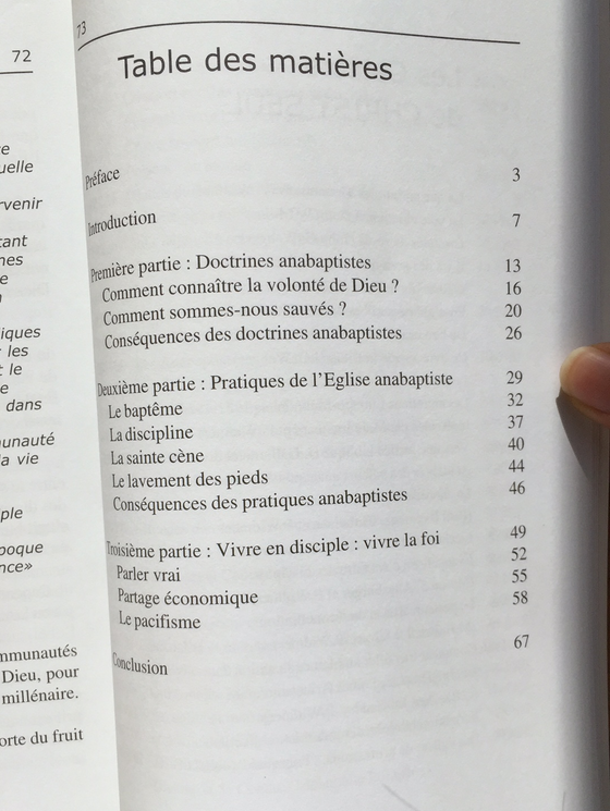 Graines d’anabaptisme- Les dossiers de Christ Seul vol.1-2000