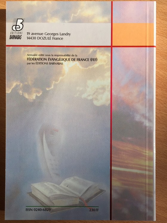 Annuaire évangélique 1998-1999