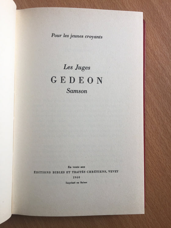 Construire les Juges : Gédéon Samson