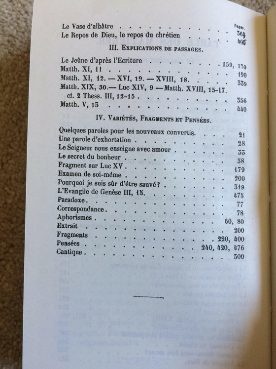 Le messager évangélique 1864 - ChezCarpus.com