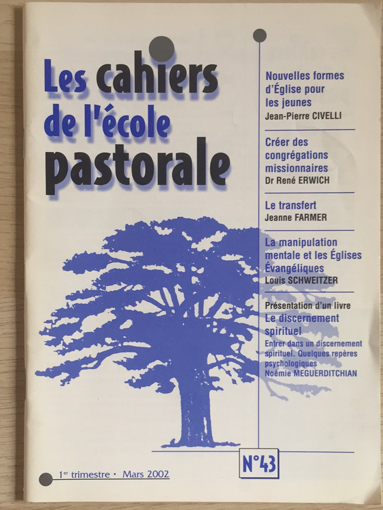 Les cahiers de l’école pastorale - 1er trimestre 2002 vol.43