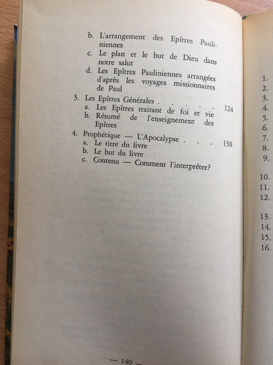 Étude panoramique de la Bible