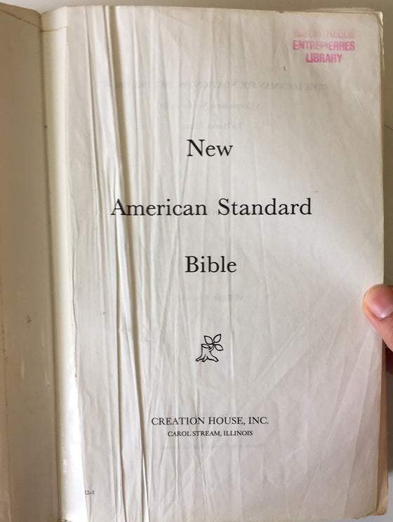 New American Standard Bible